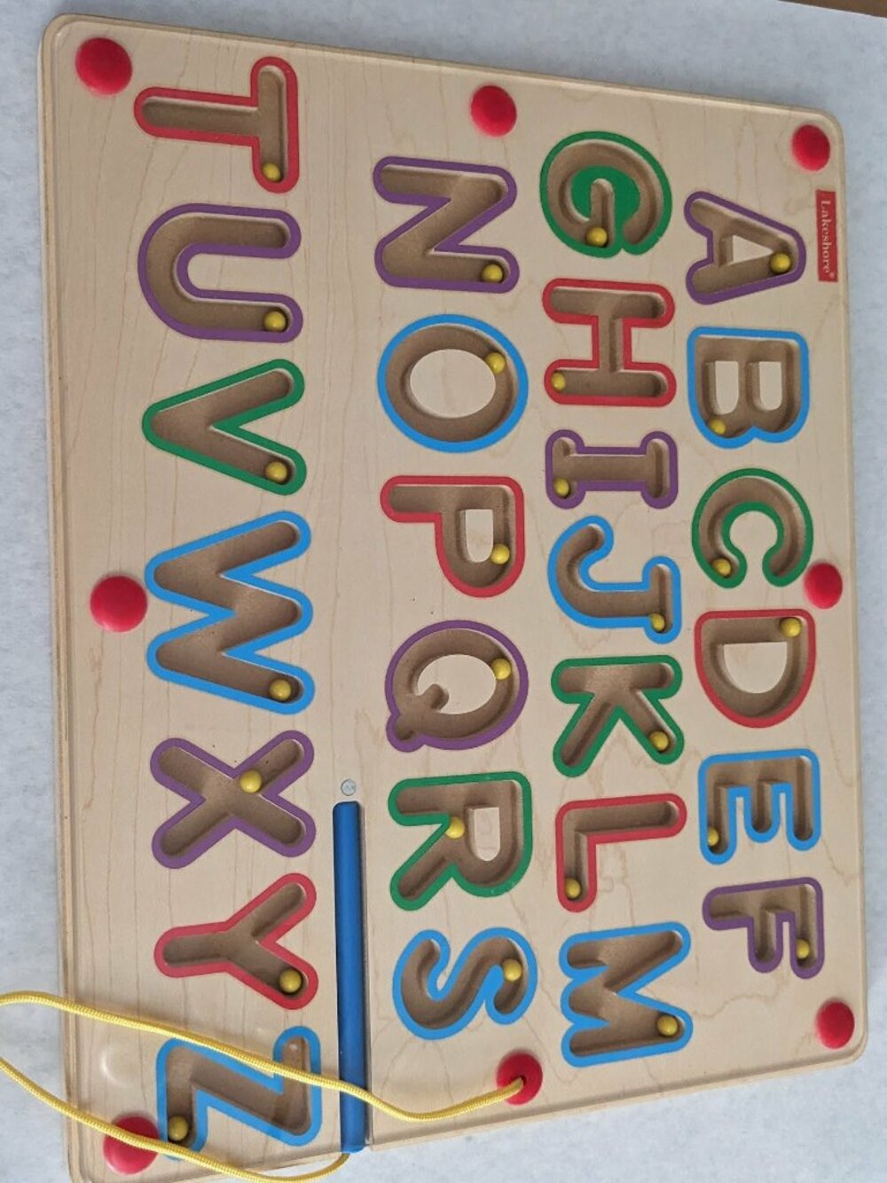 Magnetic Alphabet Tracing Board